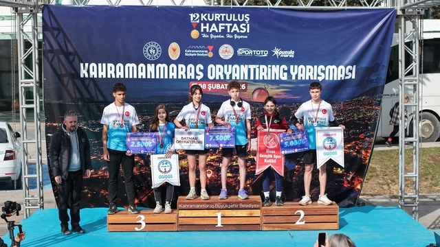 Kahramanmaraş'ta 14 şehirden 715 sporcu, kurtuluş haftası için yarıştı