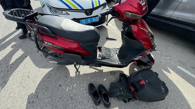 Karaman'da otomobil ile elektrikli bisiklet çarpıştı: 2 yaralı