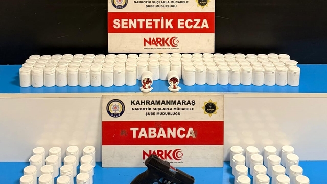 Kahramanmaraş'ta uyuşturucu operasyonunda yakalanan 3 şüpheli tutuklandı