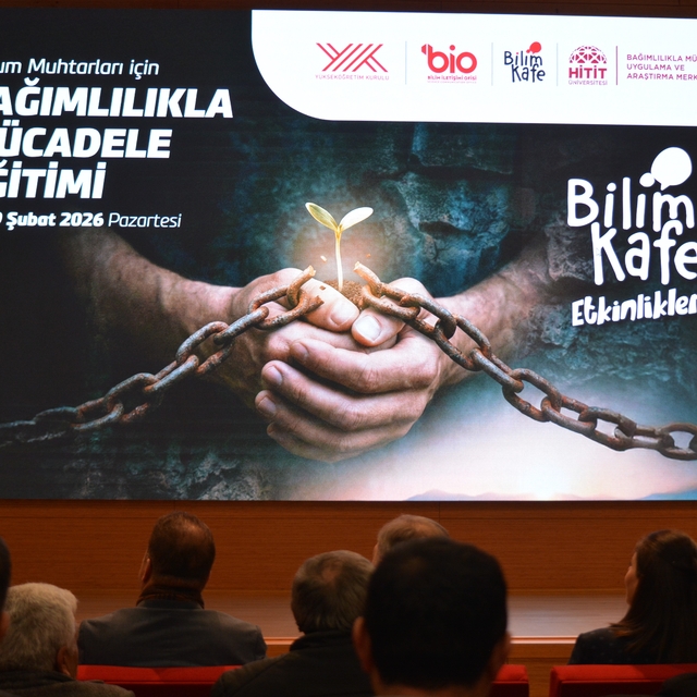 Çorum'da muhtarlara bağımlılıkla mücadele eğitimi