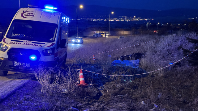 Nevşehir'de devrilen motosikletin sürücüsü hayatını kaybetti