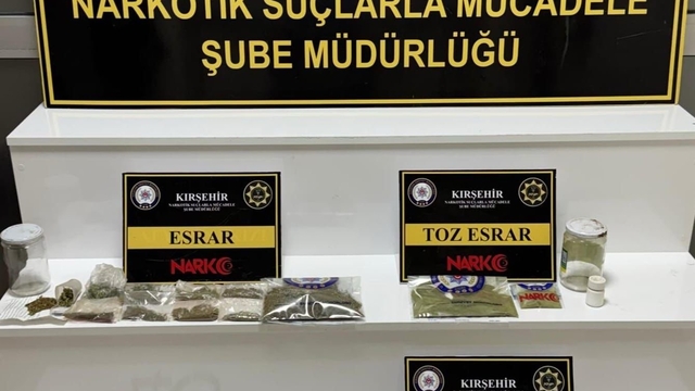 Kırşehir'de uyuşturucu operasyonu: 1 tutuklama