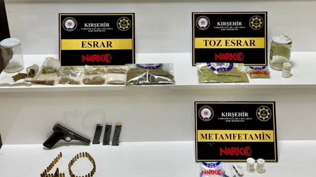 Kırşehir'de uyuşturucu operasyonunda yakalanan şüpheli tutuklandı