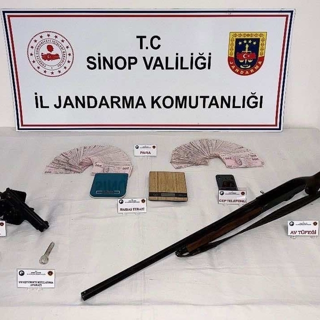 Sinop'ta uyuşturucu operasyonunda 2 kişi tutuklandı