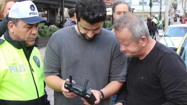 Dronla takip edilen sürücülere 159 bin TL ceza uygulandı