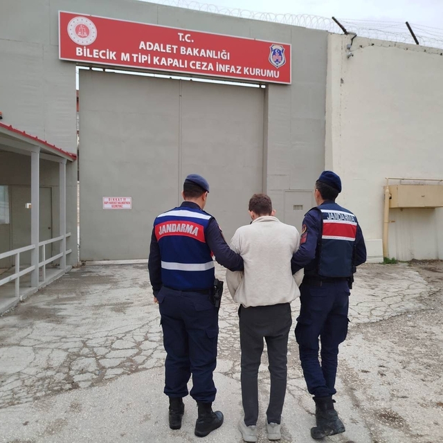 Bilecik'te 3 yıl 4 ay hapis cezası bulunan şahıs yakalandı
