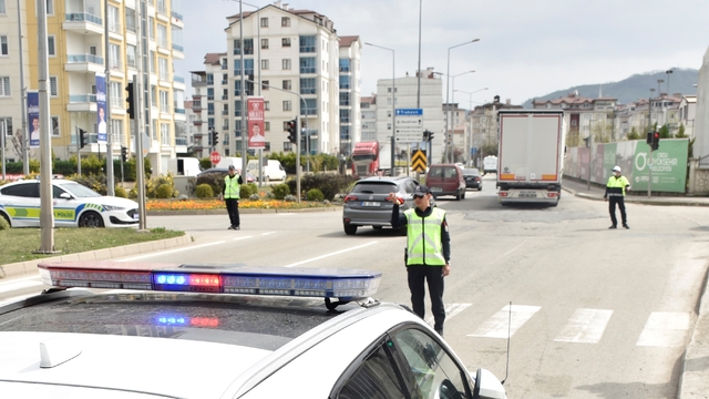 Ordu'da bir haftada yaklaşık 18 bin araç ve sürücüsü denetlendi