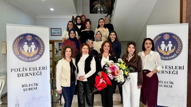 Polis Eşleri Derneği Bilecik Şubesi'nin yeni başkanı Sibel Çağlar oldu