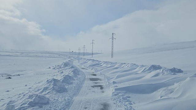Ardahan'da kar nedeniyle 19 köy yolu ulaşıma kapandı
