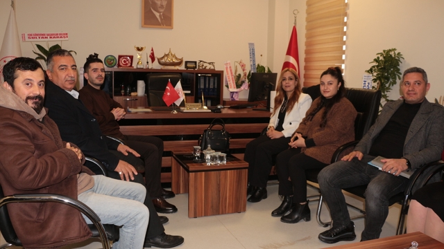 Sağlık-Sen heyeti, Cizre Sağlık Müdürü Karaşi ile bir araya geldi