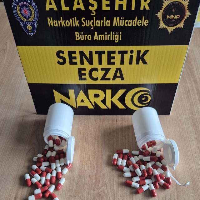 Alaşehir'de narkotik operasyonu