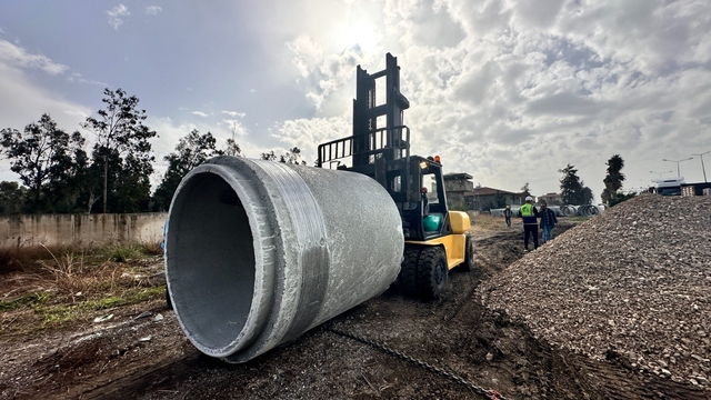 Hatay'da 330 milyonluk  dev projede çalışmalar sürüyor