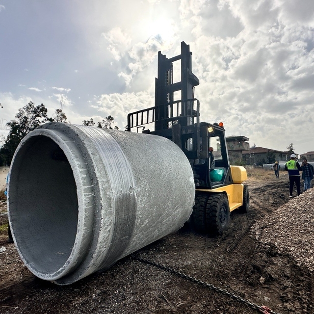 Hatay'da 330 milyonluk  dev projede çalışmalar sürüyor