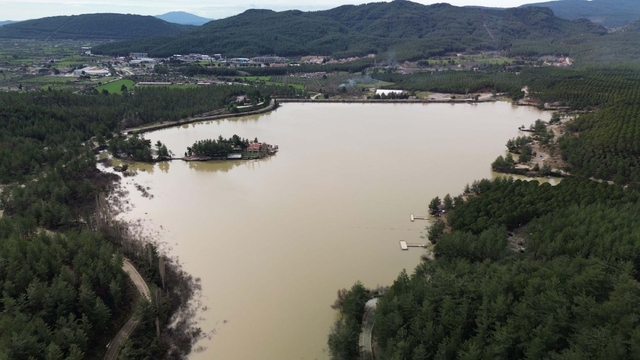 Yağışlar, Ula Göleti'ni doldurdu