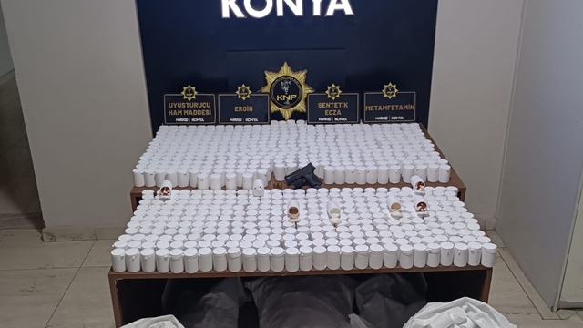 Konya'da uyuşturucu operasyonlarında 1 ayda 187 kişi tutuklandı