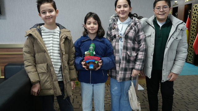 Çubuk'ta BİLSEM öğrencileri ilçenin yerel ve turistik değerlerini maketleştiriyor