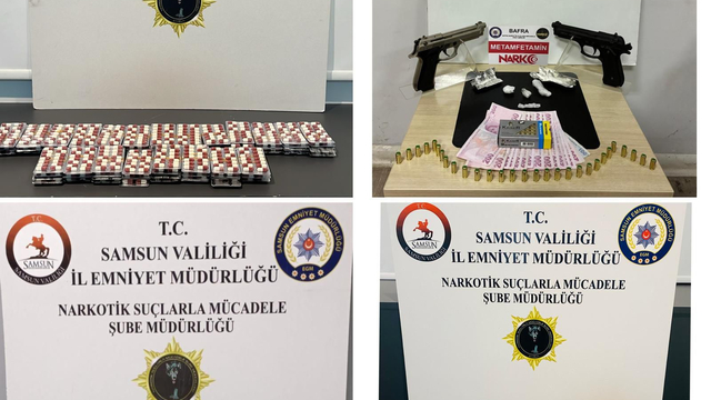 Samsun'da uyuşturucu operasyonunda 5 zanlı yakalandı