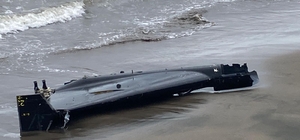 Ordu'da kıyıda, insansız hava aracı parçası bulundu