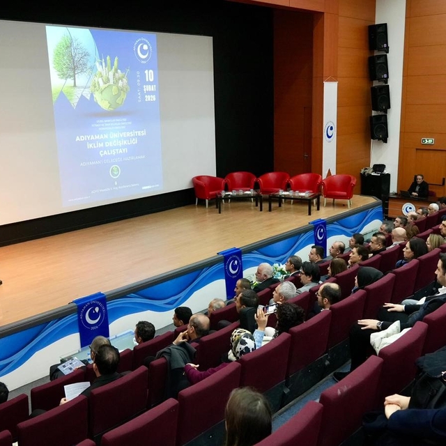 'Adıyaman'ı geleceğe hazırlamak' temalı iklim değişikliği çalıştayı düzenle...