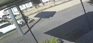 Otomobilin çarptığı bisikletlinin öldüğü kaza kamerada