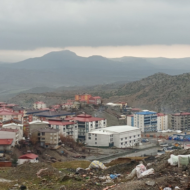 Kulp'ta yağmur ve kar etkili oldu: Heyelan ve çığ uyarısı yapıldı