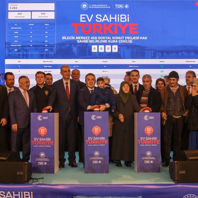 "Yüzyılın Konut Projesi" kapsamında inşa edilecek bin 419 adet sosyal konut...