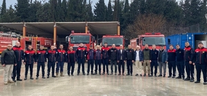 Başkan Gül'den ateş savaşçılarına ziyaret