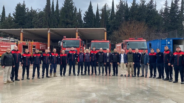 Başkan Gül'den ateş savaşçılarına ziyaret