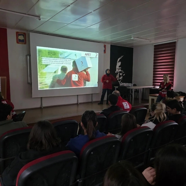 Söke'de öğrencilere afet ve iklim değişikliği farkındalığı