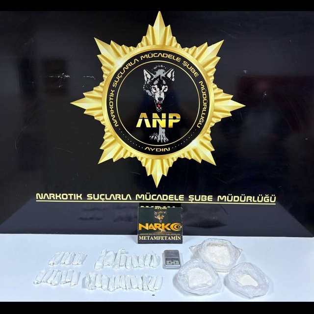 Aydın'da 815 gram uyuşturucu madde ele geçirildi