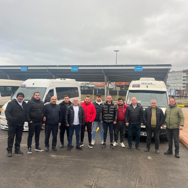 Yomra Minibüs Durağı'ndan Başkan Genç'e teşekkür