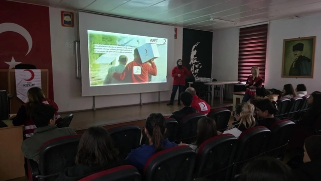 Söke'de öğrencilere afet ve iklim değişikliği farkındalığı