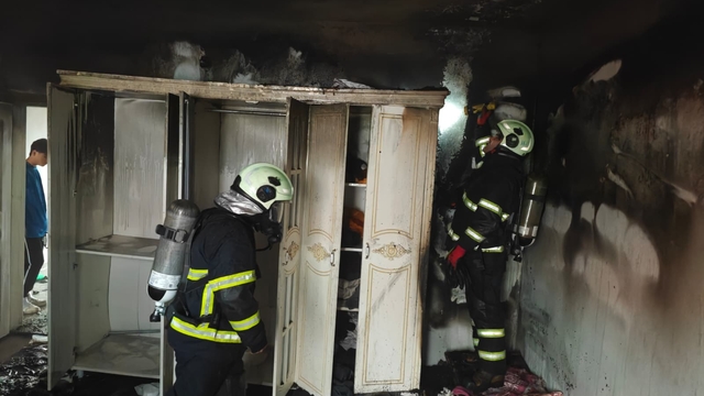 Mardin'de müstakil evde çıkan yangın söndürüldü