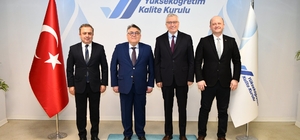 Rektör Özölçer'den YÖKAK Başkanı Kocabıçak'a ziyaret
