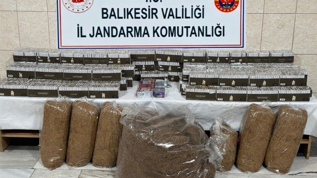 Balıkesir'de kaçakçılık ve organize suç operasyonu: 10 şüpheli yakalandı
