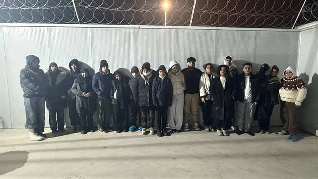 Edirne'de 18 kaçak göçmen yakalandı