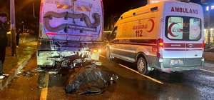 Aydın'da belediye temizlik aracı ile çarpışan motosikletin sürücüsü öldü