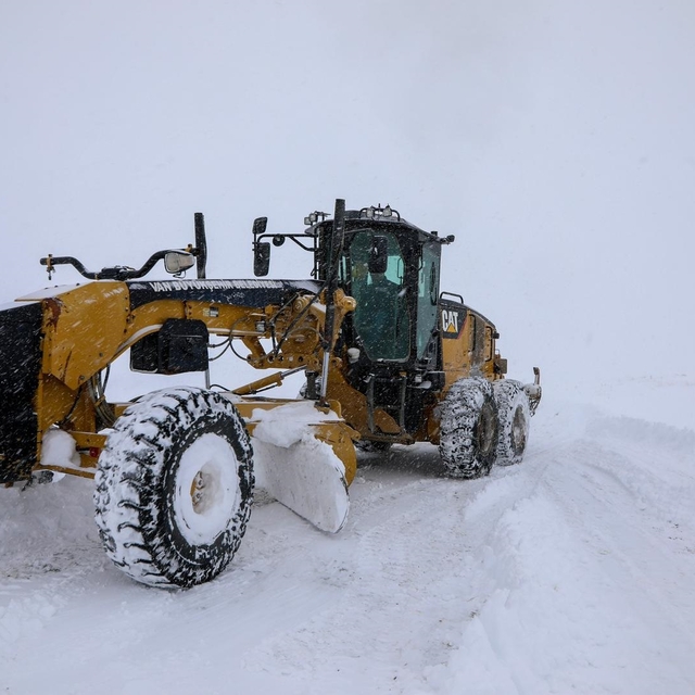 Van'ın 2 ilçesinde eğitime kar engeli