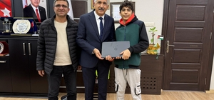 Başkan Hallaç'tan özel öğrenciye anlamlı destek