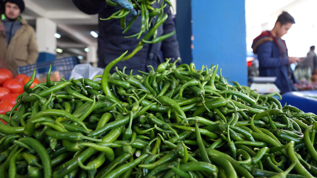 Batı Akdeniz'de ocak ayında yaş meyve sebzede ihracat şampiyonu, 'biber'