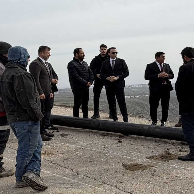 Kaymakam Memiş, su projesi alanını inceledi