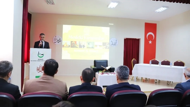 Bayburt'ta imam hatip ortaokulları arasında mesleki yarışmalar düzenlendi