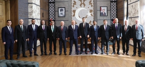 Bölge valilerinden Vali Nedim Akmeşe'ye hayırlı olsun ziyareti