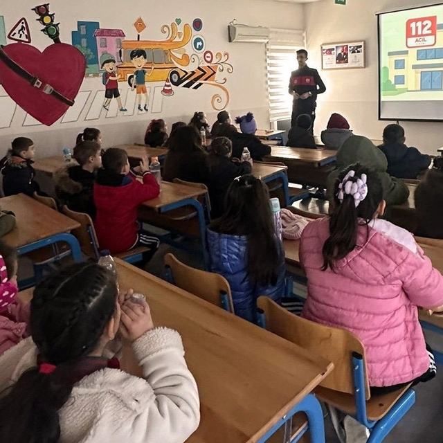 Zonguldak'ta öğrencilere 112 Acil Çağrı Merkezi tanıtıldı