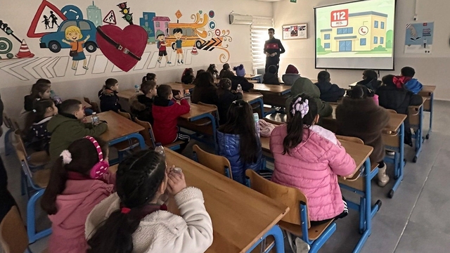 Zonguldak'ta öğrencilere 112 Acil Çağrı Merkezi tanıtıldı