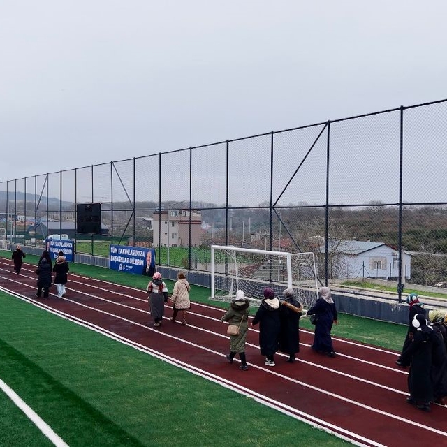 Gebze'de kadınlar sağlıklı yaşam için yürüdü