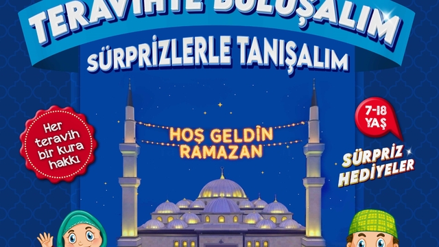 Talas'ta Ramazan akşamları çocukların neşesiyle şenlenecek
Talas'ta çocuklar teravihte buluşuyor; Sürpriz hediyelere kavuşuyor
