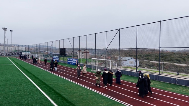 Gebze'de kadınlar sağlıklı yaşam için yürüdü