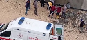 Yüksekten düşen inşaat işçisi yaralandı
