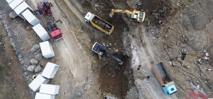 Samsun'da dereler taşkın riskine karşı ıslah ediliyor